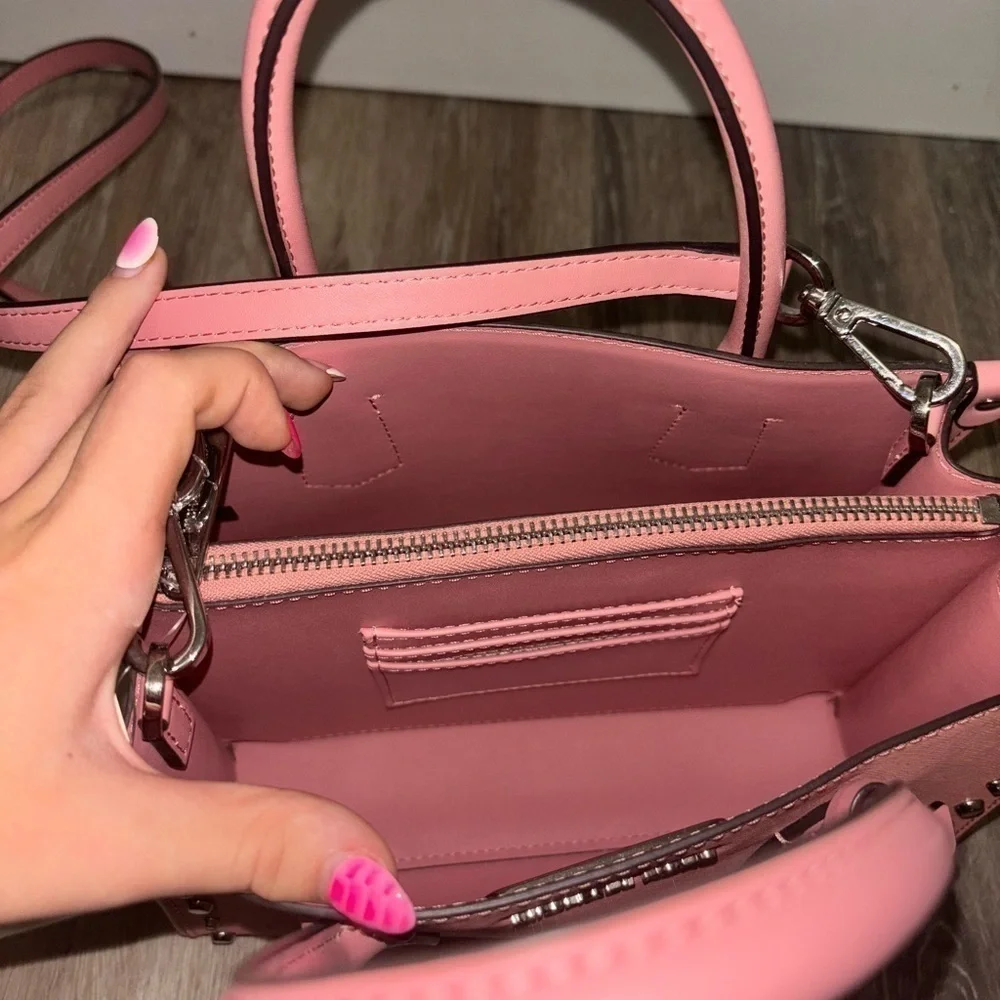 Pink Michael Kors SM Satchel - Picture 3 of 4